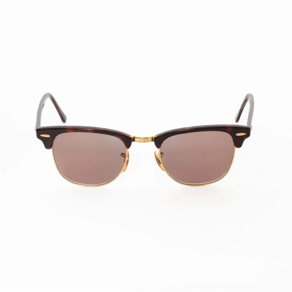 SOLD - Ray-Ban RB3016 Clubmaster W0366 Tortoise Gold 49mm Frame - Picture 2 of 16